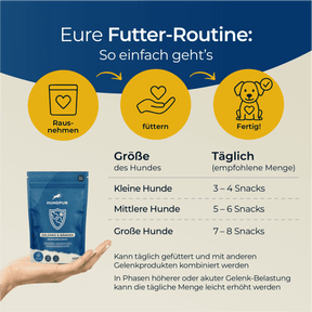 Hundpur® Gelenke & Bänder Bewegungs-Snack