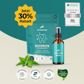 Hundpur® Zähne & Atem & Dentalspray -30% Rabatt